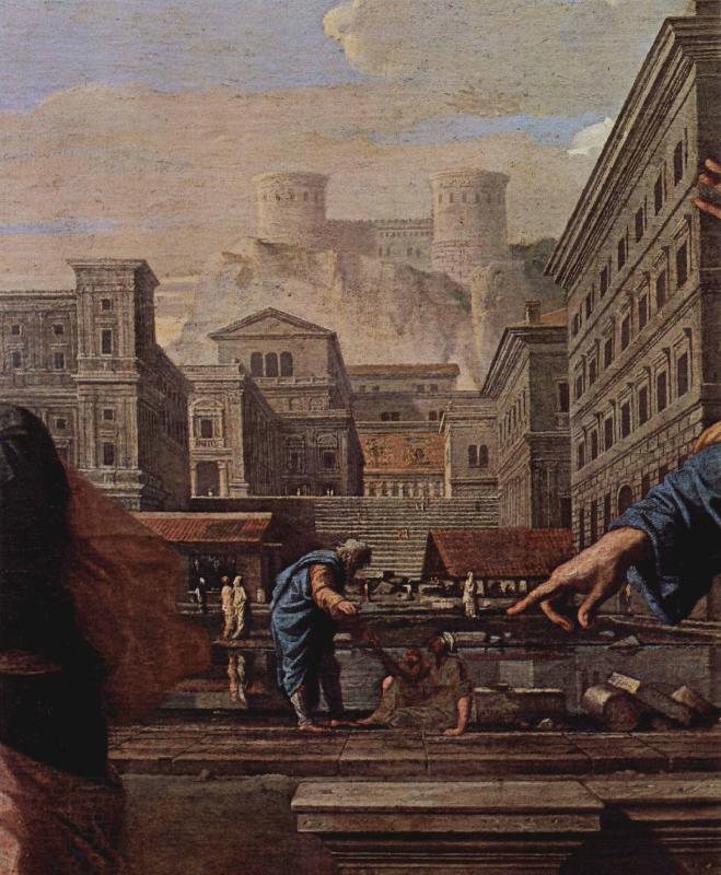 Nicolas Poussin Der Tod der Saffira oil painting picture